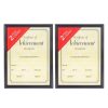 Frames * | Best Sale 2-Pack Black Document Frame, 8.5 X 11 By Studio Decor By Studio Decor