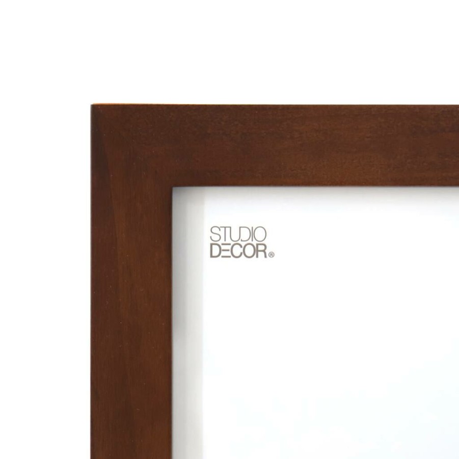 Frames * | Wholesale 12 Pack: Flat Frame, Home By Studio Decor By Studio Decor Espresso