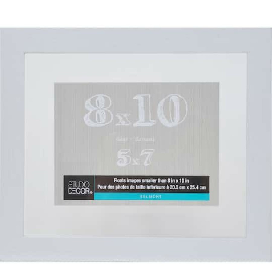 Frames * | Brand New Float Frame, Belmont By Studio Decor By Studio Decor White