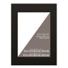 Frames * | Brand New 12 X 16 Black Core Mat By Studio Decor , 9 X 12 Opening By Studio Decor