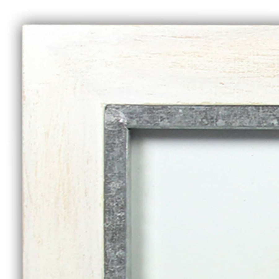 Frames * | Discount 12 Pack: 2 Opening White & Silver 5 X 7 Hinged Frame, Expressions By Studio Decor By Studio Decor