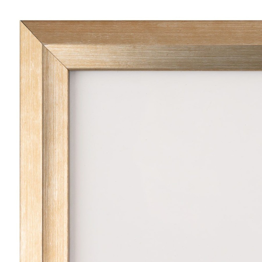 Frames * | Deals 6 Pack: 8 X 10 Metallic Gold Inner Slant Frame With Mat, Gallery By Studio Decor By Studio Decor