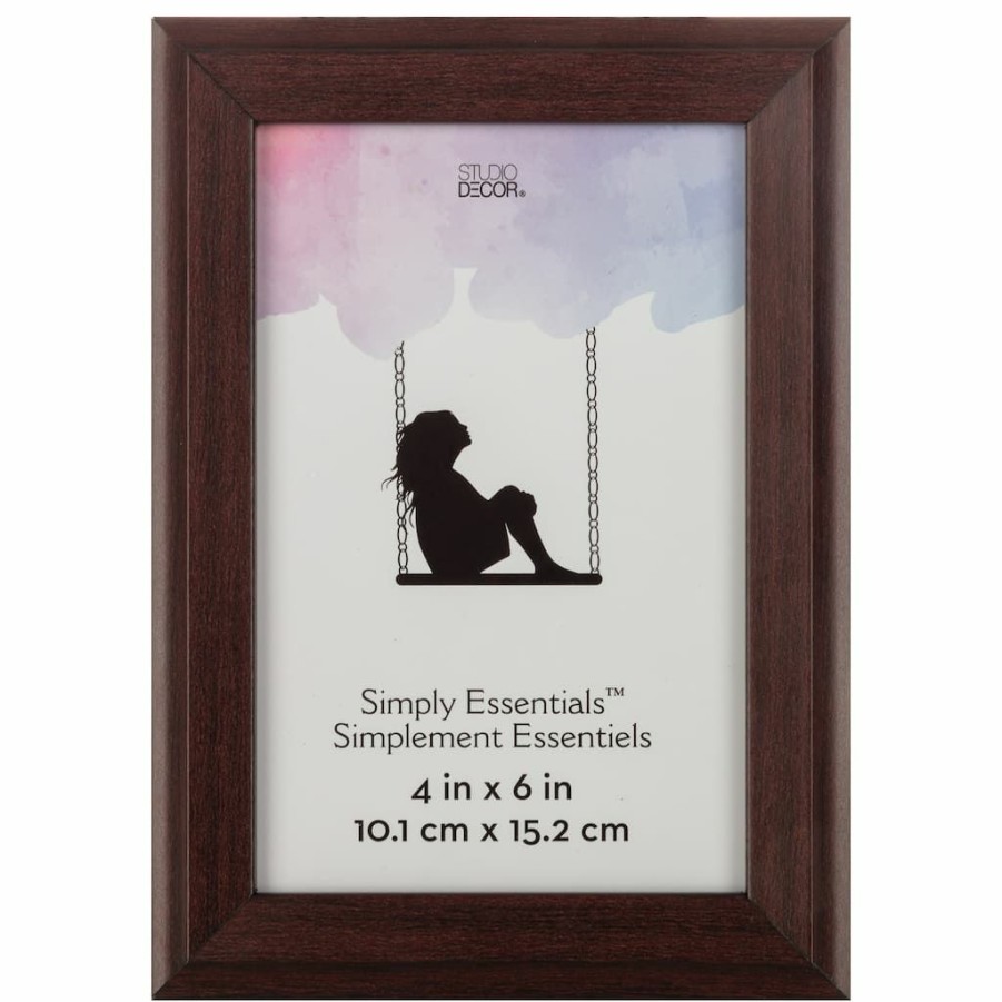 Frames * | Cheap 12 Pack: Espresso 4 X 6 Frame, Simply Essentials By Studio Decor By Studio Decor