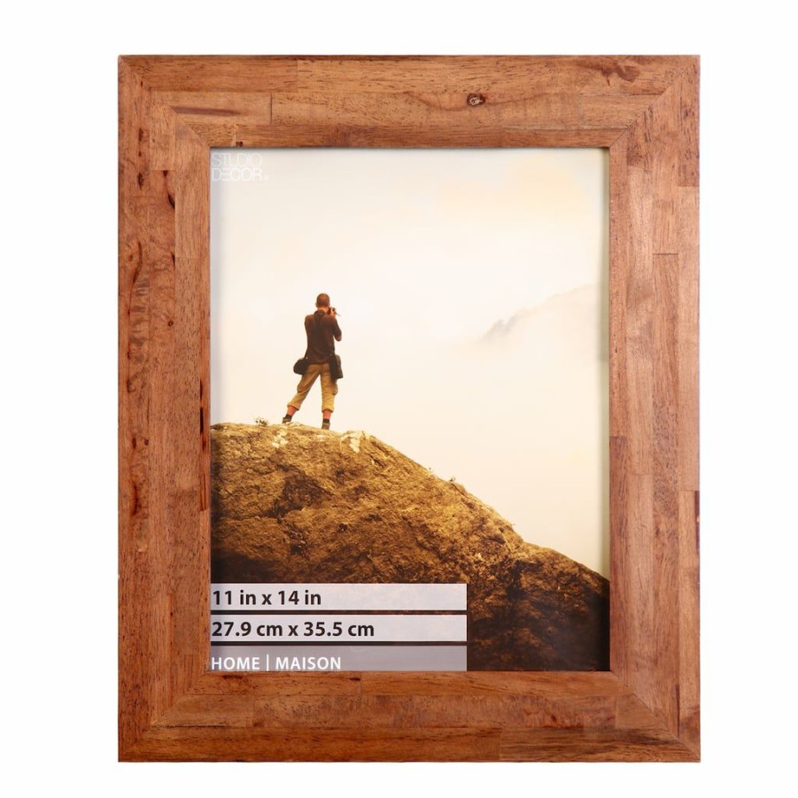 Frames * | Best Pirce 6 Pack: Wooden Plank Frame, Home By Studio Decor By Studio Decor Natural