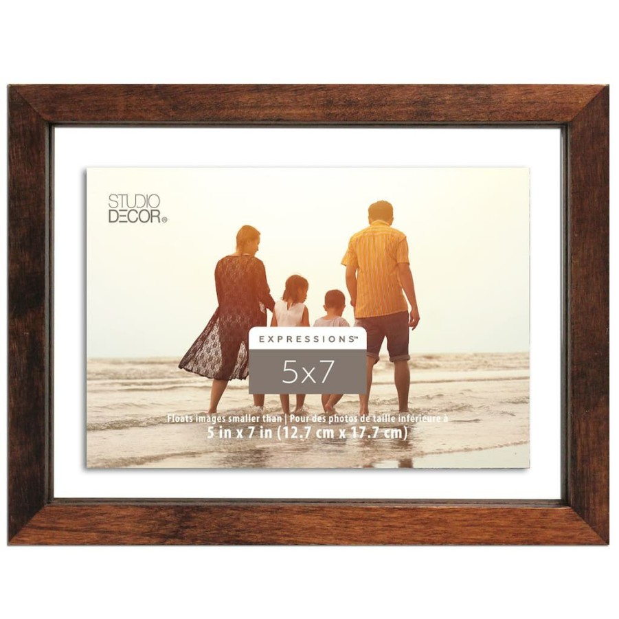 Frames * | Budget 12 Pack: Natural Wood 5 X 7 Float Frame, Expressions By Studio Decor By Studio Decor