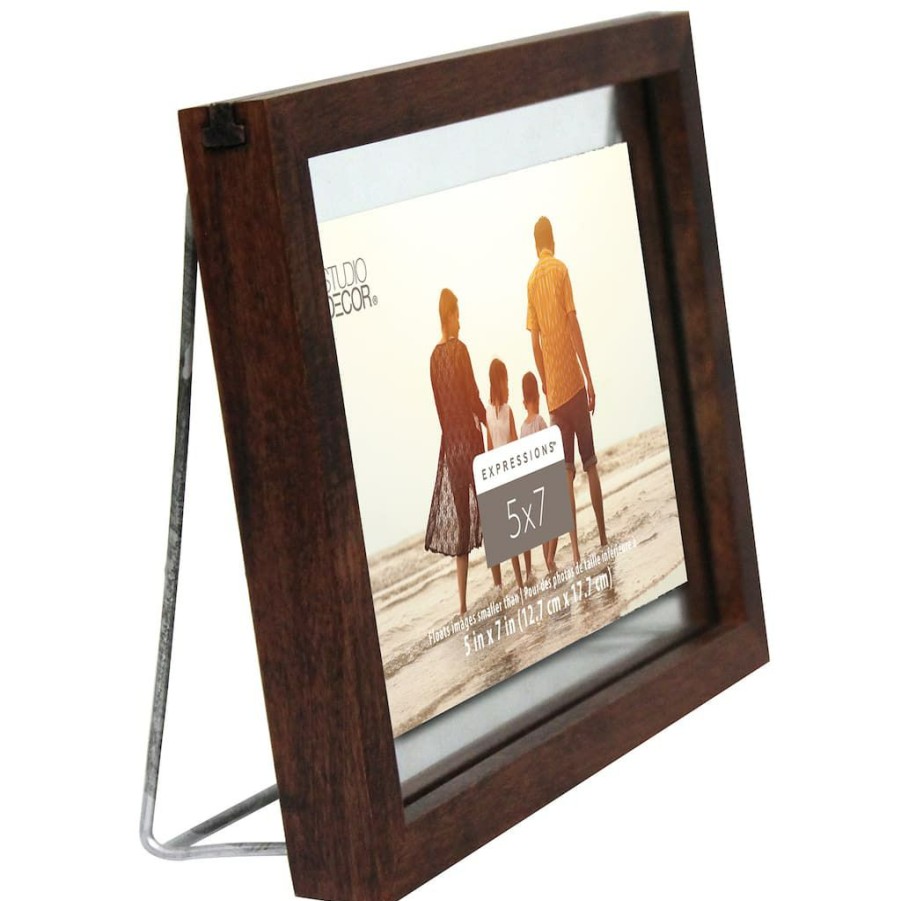 Frames * | Budget 12 Pack: Natural Wood 5 X 7 Float Frame, Expressions By Studio Decor By Studio Decor