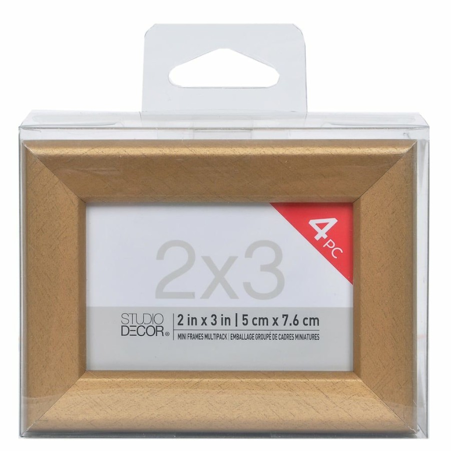 Frames * | Cheap 12 Packs: 4 Ct. (48 Total) 2 X 3 Mini Frames By Studio Decor By Studio Decor