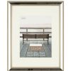 Frames * | Best Reviews Of Mirrored Frame With Mat, Home Collection By Studio Decor By Studio Decor Silver