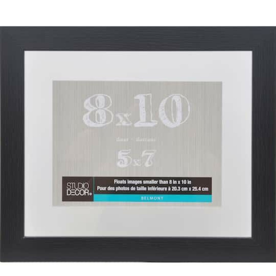 Frames * | Coupon Float Frame, Belmont By Studio Decor By Studio Decor Black