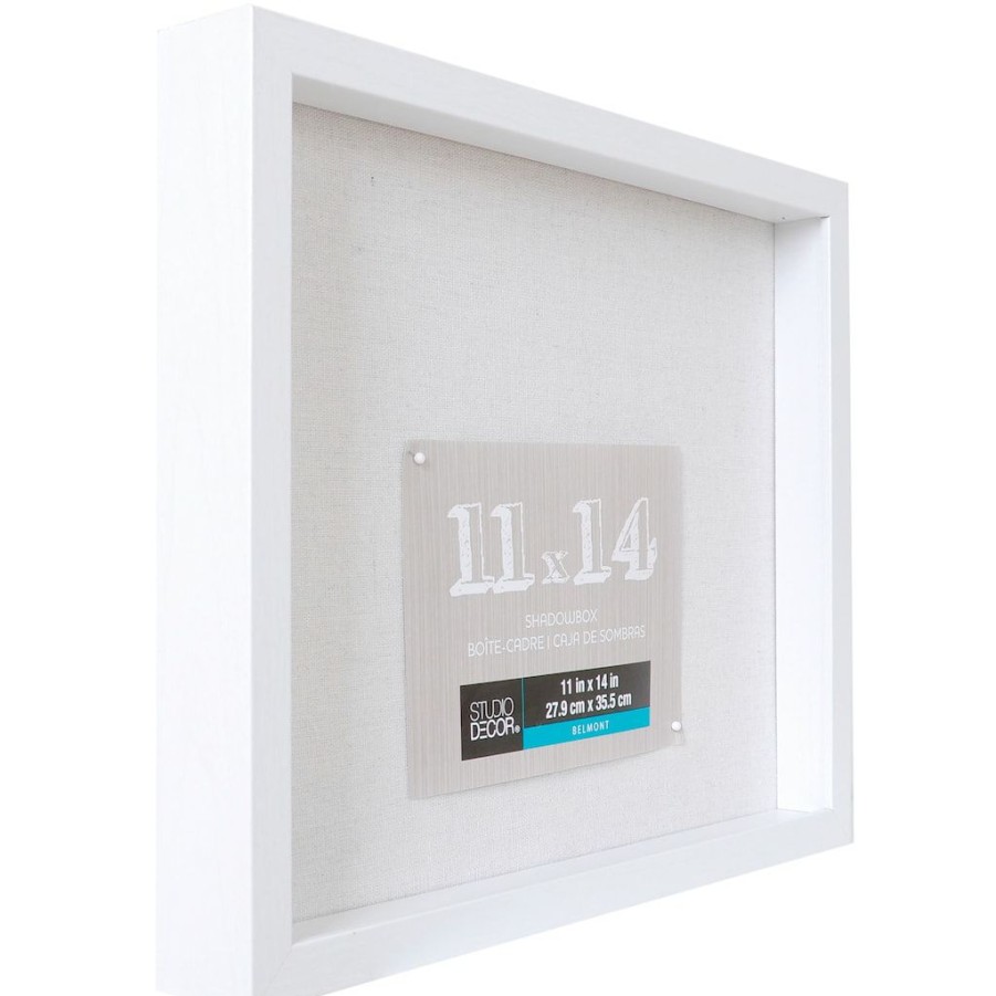 Frames * | Flash Sale 8 Pack: White Belmont 11 X 14 Shadowbox By Studio Decor By Studio Decor