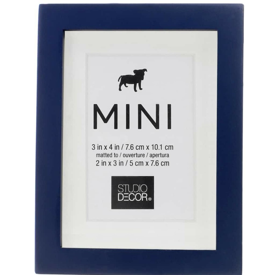 Frames * | Budget 24 Pack: 2 X 3 Mini Frame With Mat By Studio Decor By Studio Decor