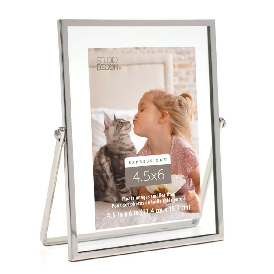 Frames * | Best Reviews Of 12 Pack: Silver 4.5 X 6 Float Frame, Expressions By Studio Decor By Studio Decor