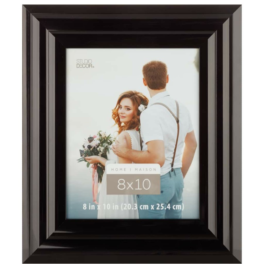 Frames * | Buy High Gloss Frame, Home By Studio Decor By Studio Decor Black