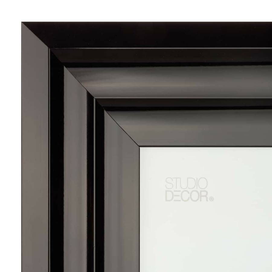 Frames * | Buy High Gloss Frame, Home By Studio Decor By Studio Decor Black