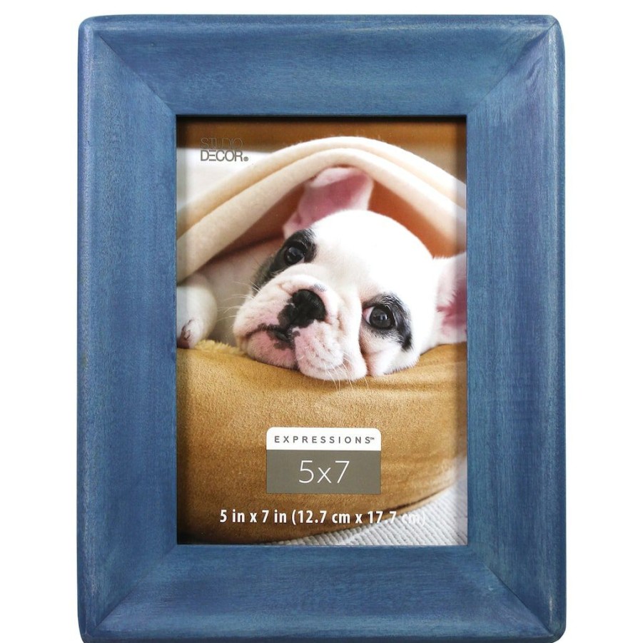 Frames * | Coupon 12 Pack: Navy Rounded 5 X 7 Frame, Expressions By Studio Decor By Studio Decor