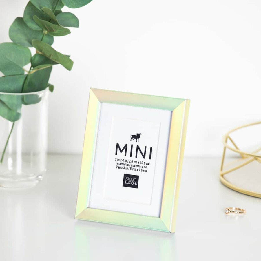 Frames * | Outlet Instant Rainbow Mini Frame With Mat By Studio Decor By Studio Decor