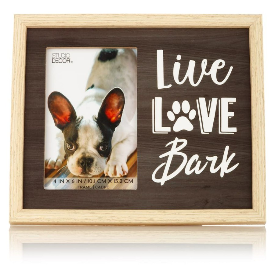 Frames * | Discount Natural Live Love Bark 4 X 6 Tabletop Frame By Studio Decor By Studio Decor