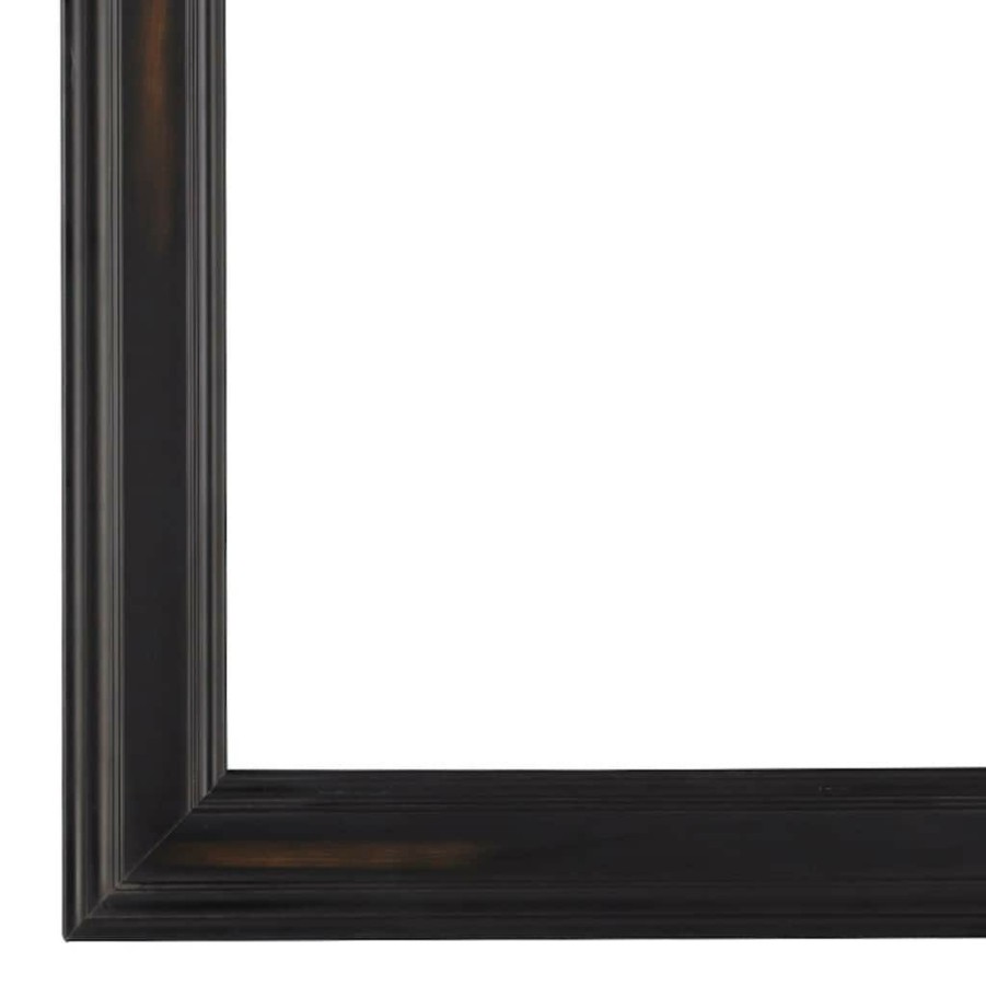 Frames * | Wholesale 6 Pack: Black With Brown Wash 16 X 20 Open Back Frame By Studio Decor By Studio Decor