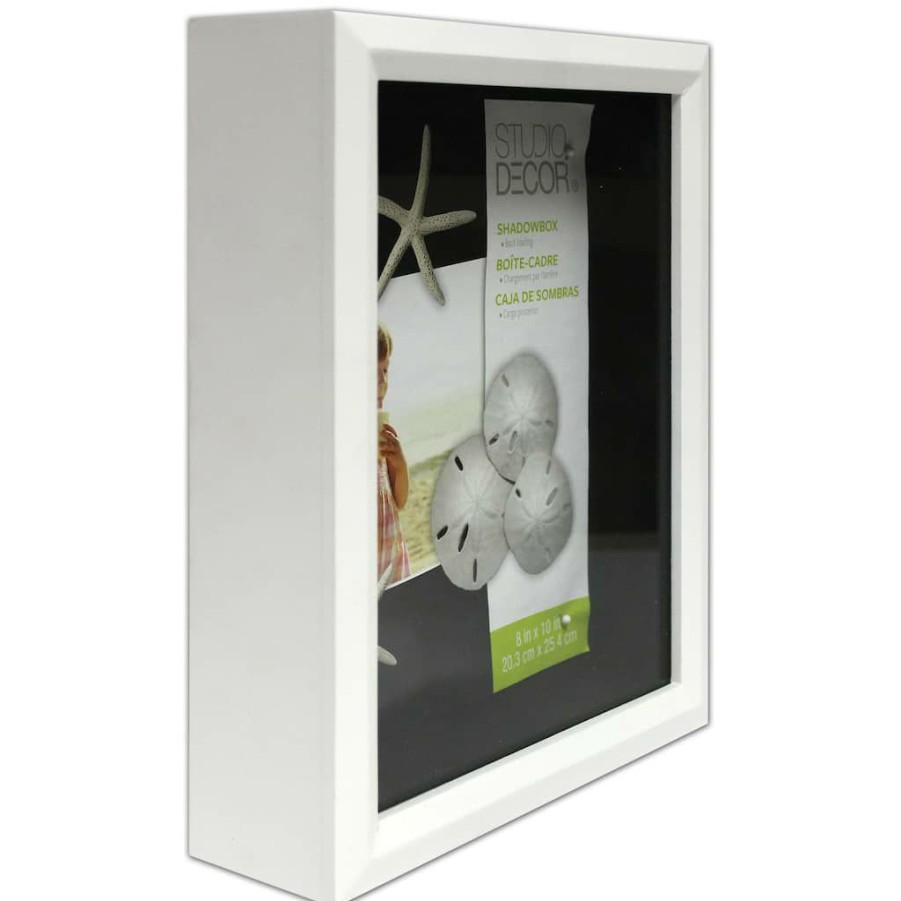 Frames * | Budget 12 Pack: White 8 X 10 Shadow Box By Studio Decor By Studio Decor