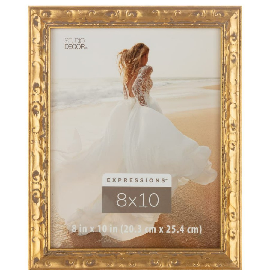 Frames * | Outlet 12 Pack: Gold Ornate 8 X 10 Frame, Expressions By Studio Decor By Studio Decor