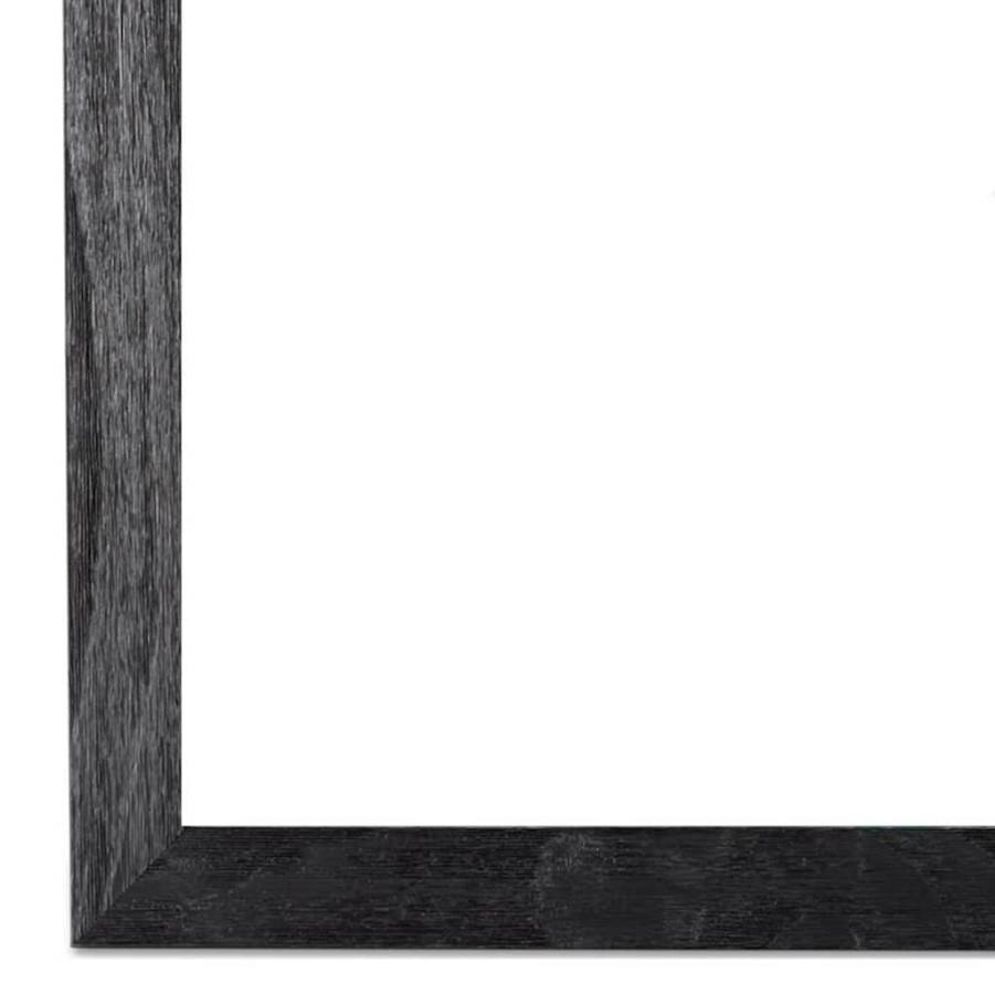 Frames * | Cheapest Distressed Frame, Home Collection By Studio Decor By Studio Decor Black