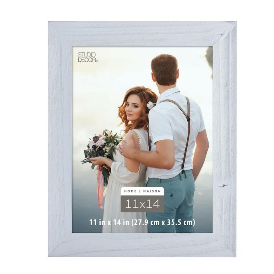 Frames * | Best Reviews Of White Sand Blaster 11 X 14 Frame, Home By Studio Decor By Studio Decor