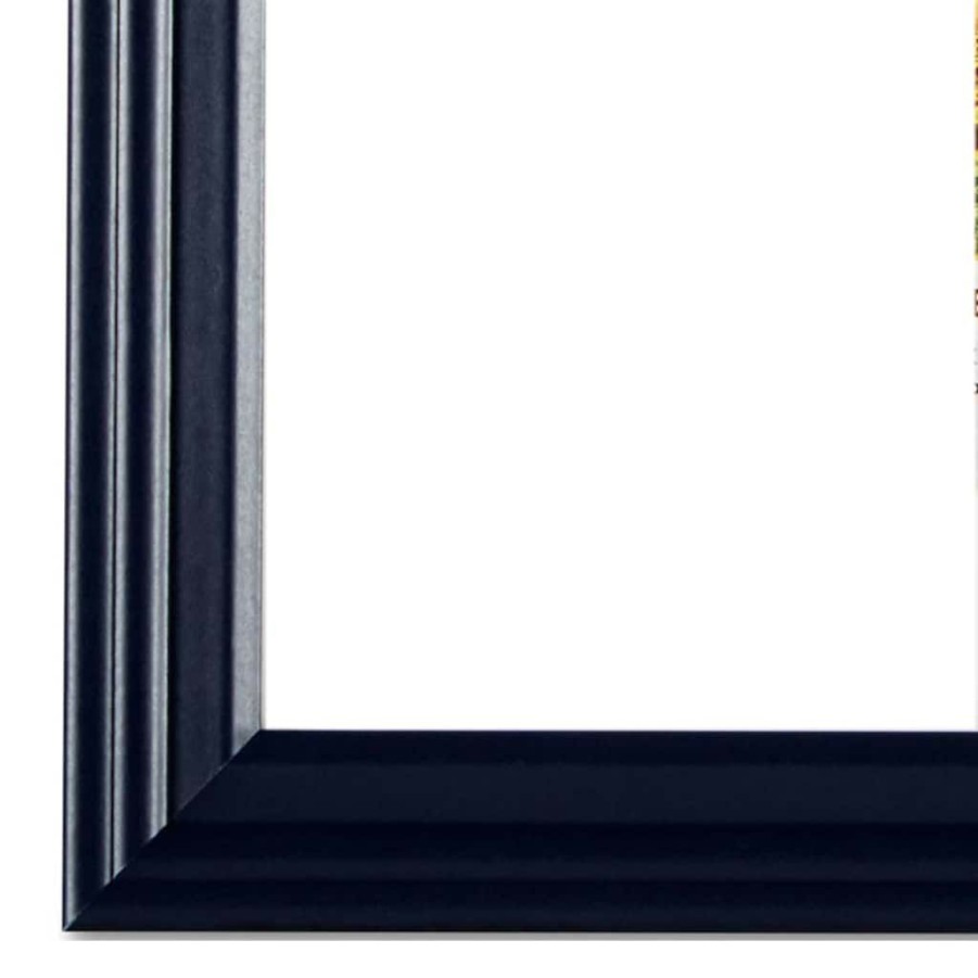 Frames * | Best Deal 4 Pack Black 5 X 7 Frame With Mat, Lifestyles By Studio Decor By Studio Decor