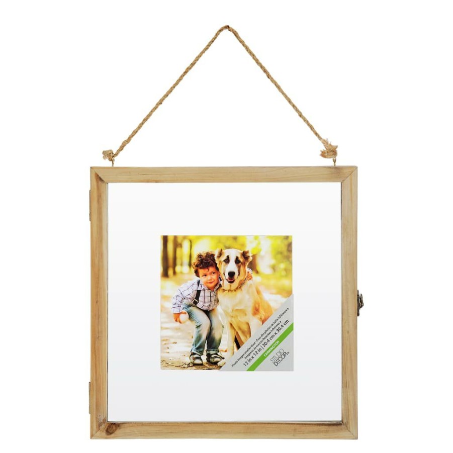 Frames * | Outlet 6 Pack: Natural 12 X 12 Float Frame By Studio Decor By Studio Decor