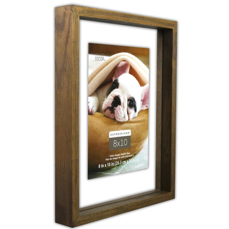 Frames * | Discount Wood Linear 8 X 10 Float Frame, Expressions By Studio Decor By Studio Decor