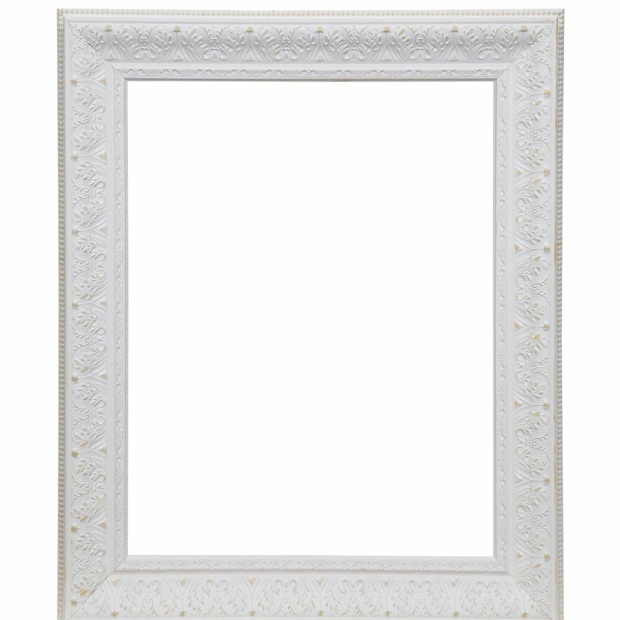 Frames * | Hot Sale 6 Pack: Whitewashed Wide 16 X 20 Open Back Frame By Studio Decor By Studio Decor