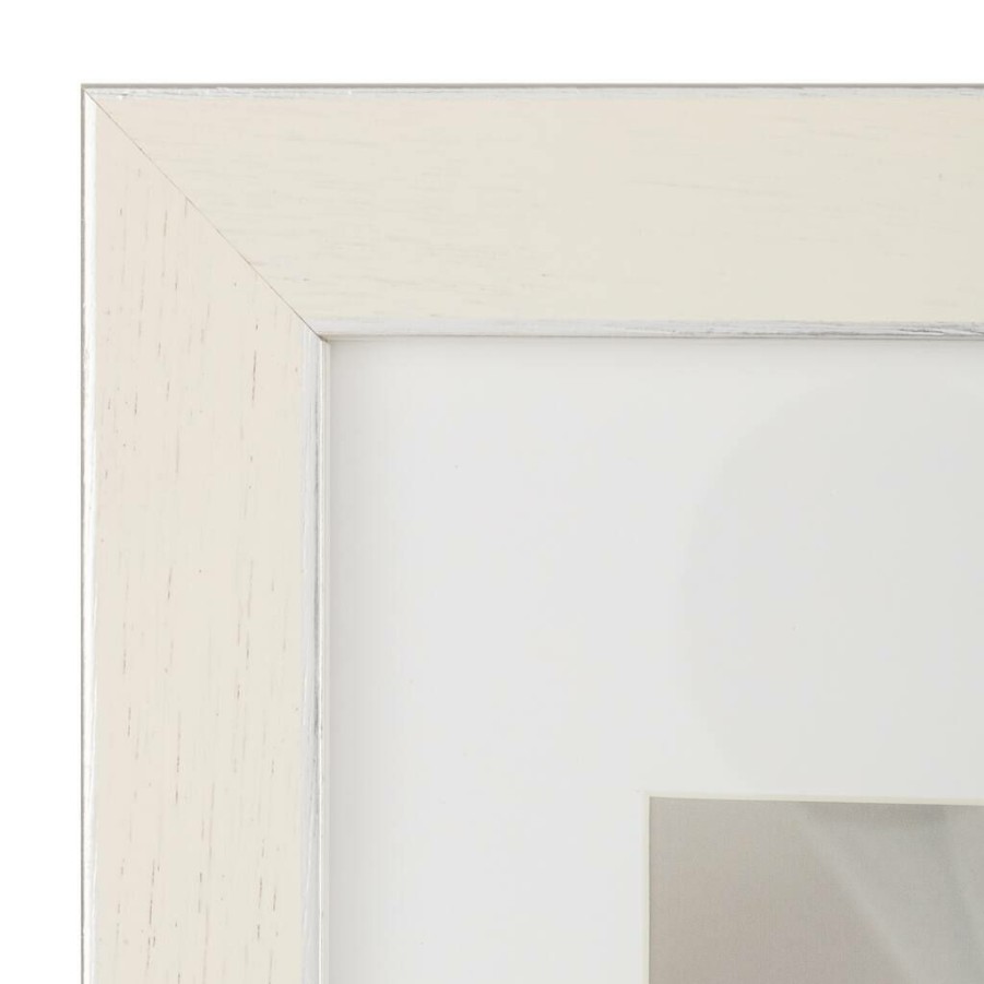 Frames * | Budget 8 Pack: White & Silver Frame With Mat, Gallery By Studio Decor By Studio Decor Silver/White