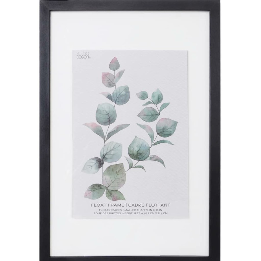 Frames * | Promo Black 24 X 36 Float Frame By Studio Decor By Studio Decor