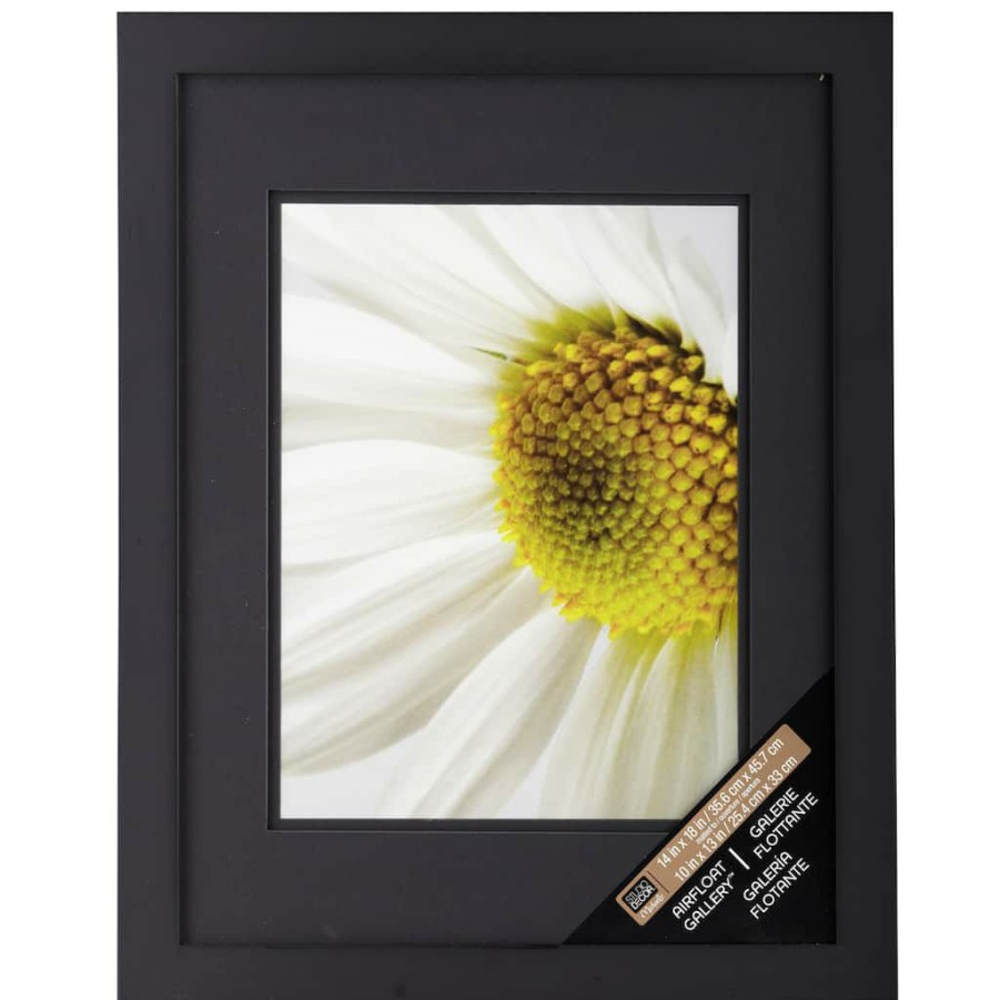 Frames * | Wholesale Gallery Wall Frame With Double Mat By Studio Decor By Studio Decor Black