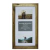 Frames * | Outlet 3 Opening Walnut 5 X 7 Collage Frame With Mat By Studio Decor By Studio Decor