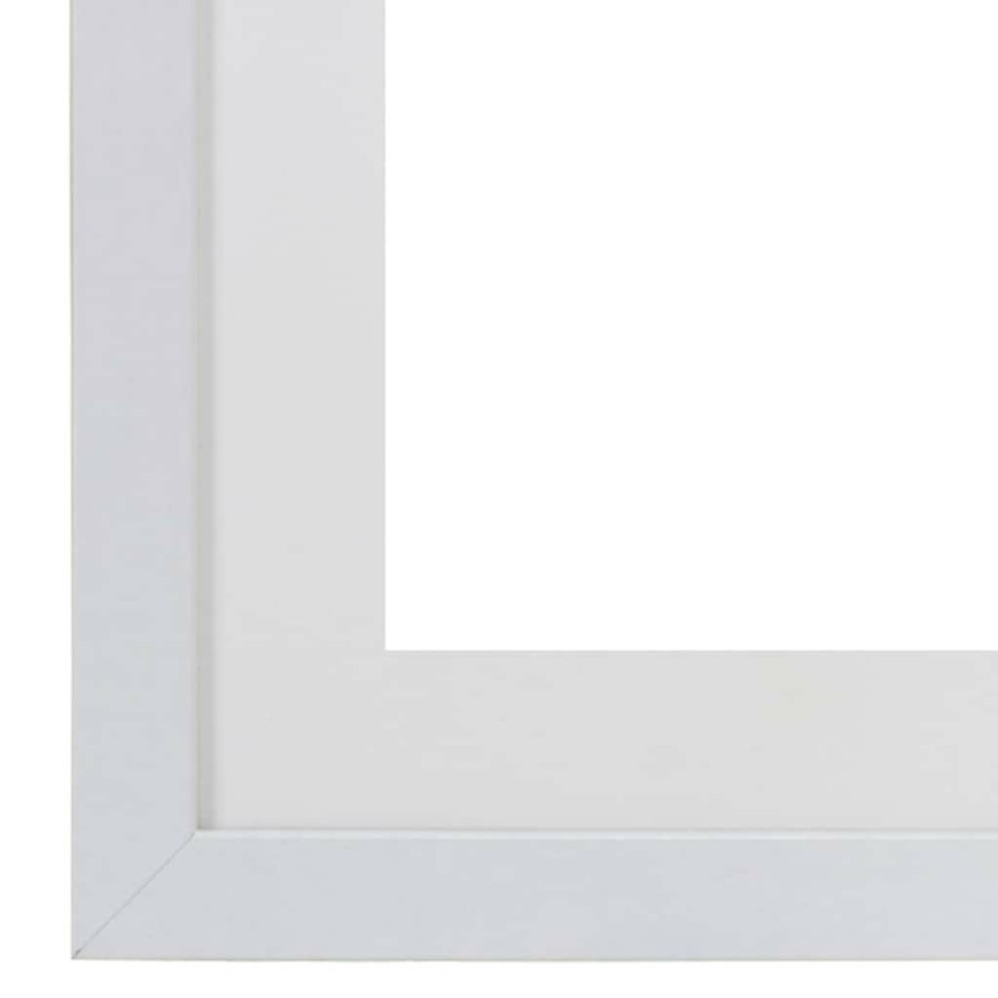 Frames * | Buy Belmont Frame With Mat By Studio Decor By Studio Decor White