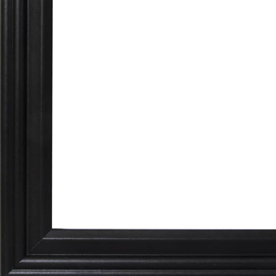 Frames * | Best Pirce Square Frame With Mat, Lifestyles By Studio Decor By Studio Decor Black