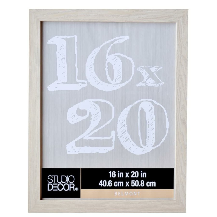 Frames * | Best Deal Blonde Belmont Frame By Studio Decor , 16 X 20 By Studio Decor