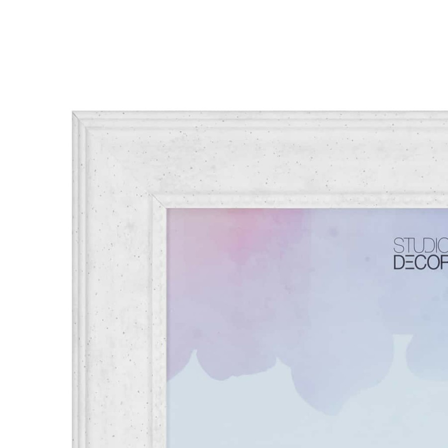 Frames * | Budget White Marbling 8 X 10 Frame, Simply Essentials By Studio Decor By Studio Decor