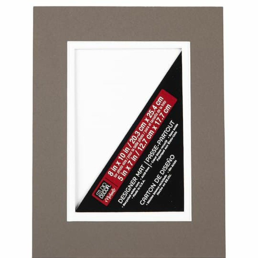 Frames * | Outlet 8 X 10 Double Mat By Studio Decor , 5 X 7 Opening By Studio Decor