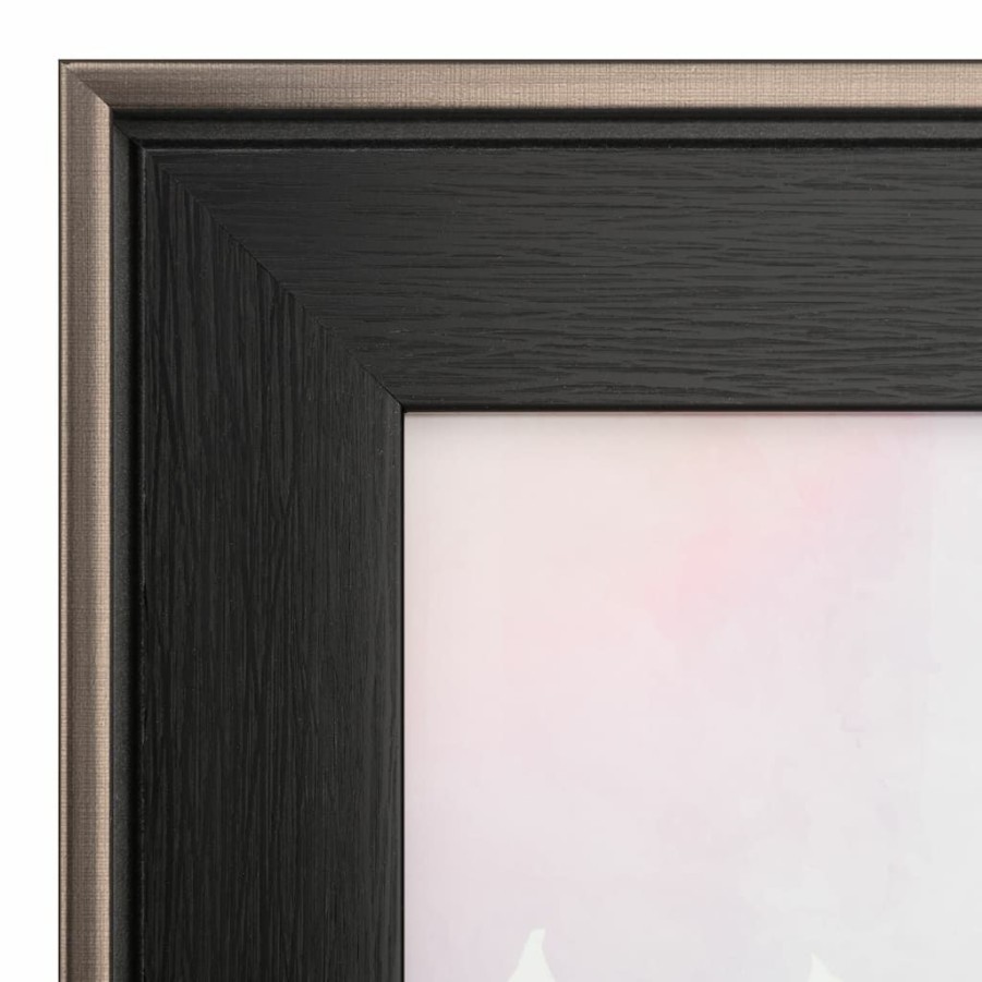 Frames * | Wholesale 12 Pack: Black With Bronze Edges 8 X 10 Frame, Simply Essentials By Studio Decor By Studio Decor