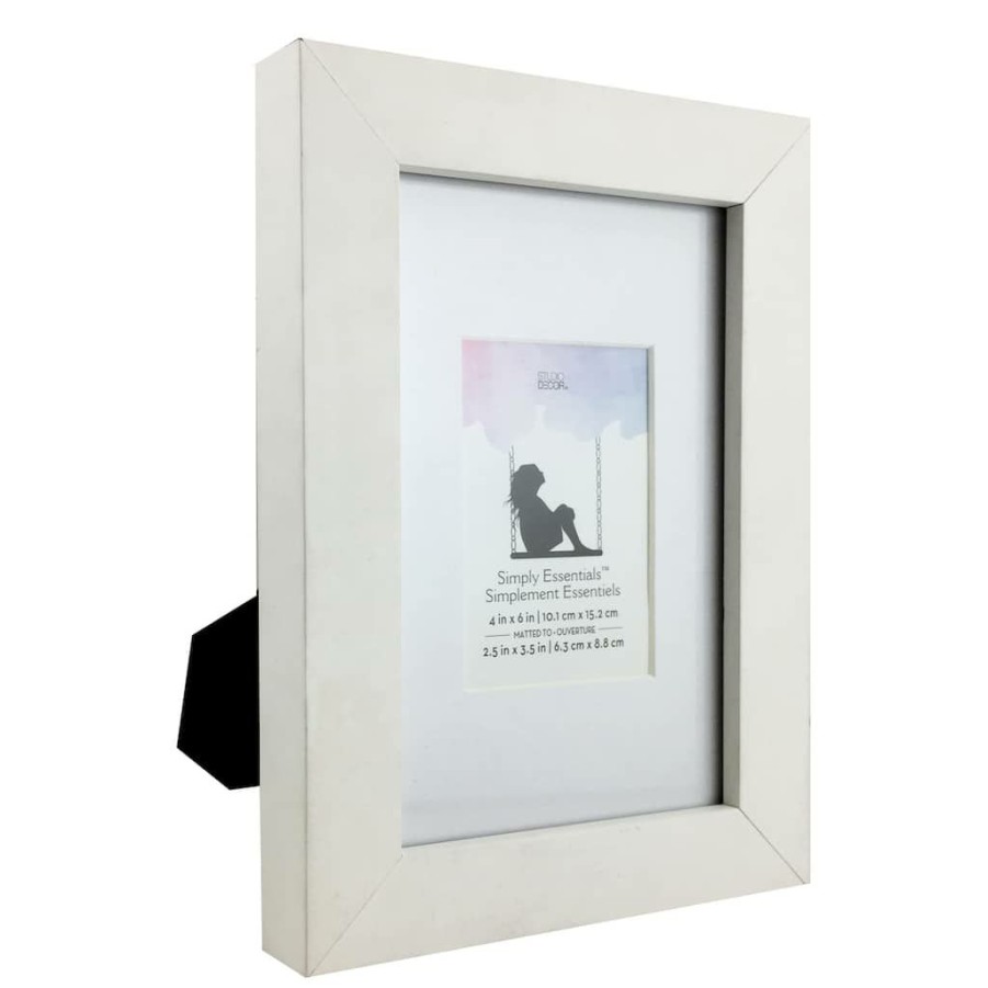 Frames * | Coupon White 2.5 X 3.5 Frame, Simply Essentials By Studio Decor By Studio Decor