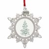 Frames * | Hot Sale Silver 2022 Jeweled Snowflake Round Ornament Frame By Studio Decor By Studio Decor