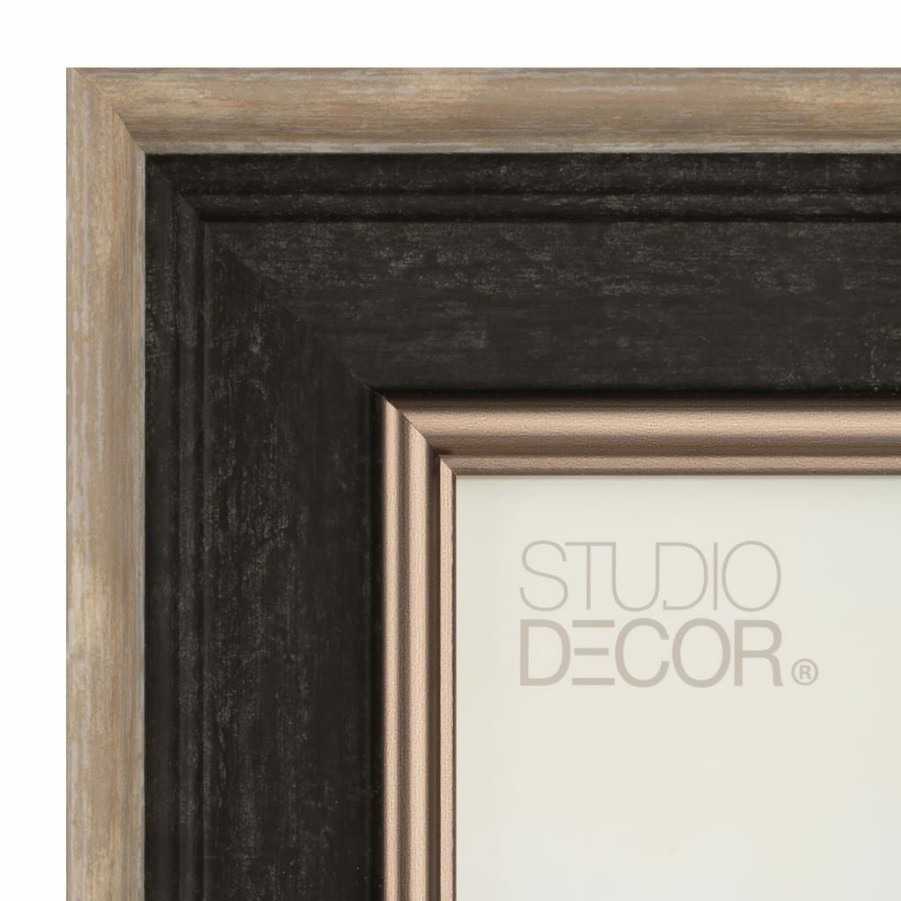 Frames * | Buy Black & Greige Frame, Home Collection By Studio Decor By Studio Decor Black And Greige