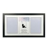 Frames * | Top 10 3 Opening Collage Frame With Mat, Simply Essentials By Studio Decor By Studio Decor Black