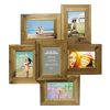 Frames * | Buy 6 Pack: 6 Opening Natural 4 X 6 Collage Frame By Studio Decor By Studio Decor