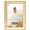 Frames * | New 12 Pack: Cream & Gold Leaf 5 X 7 Frame, Expressions By Studio Decor By Studio Decor