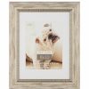 Frames * | Brand New Brown Whitewashed & Gold 8 X 10 Frame With Mat, Home By Studio Decor By Studio Decor