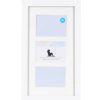 Frames * | Promo 3 Opening White Flat 2 X 3 Collage Frame, Simply Essentials By Studio Decor By Studio Decor