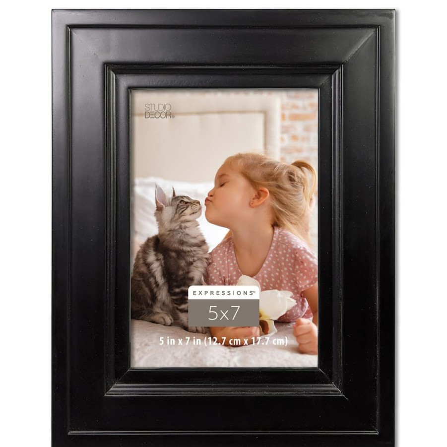 Frames * | Cheapest Beveled Frame, Expressions By Studio Decor By Studio Decor Black