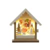 Frames * | Buy Christmas Cabin 4 X 6 Led Tabletop Frame By Studio Decor By Studio Decor